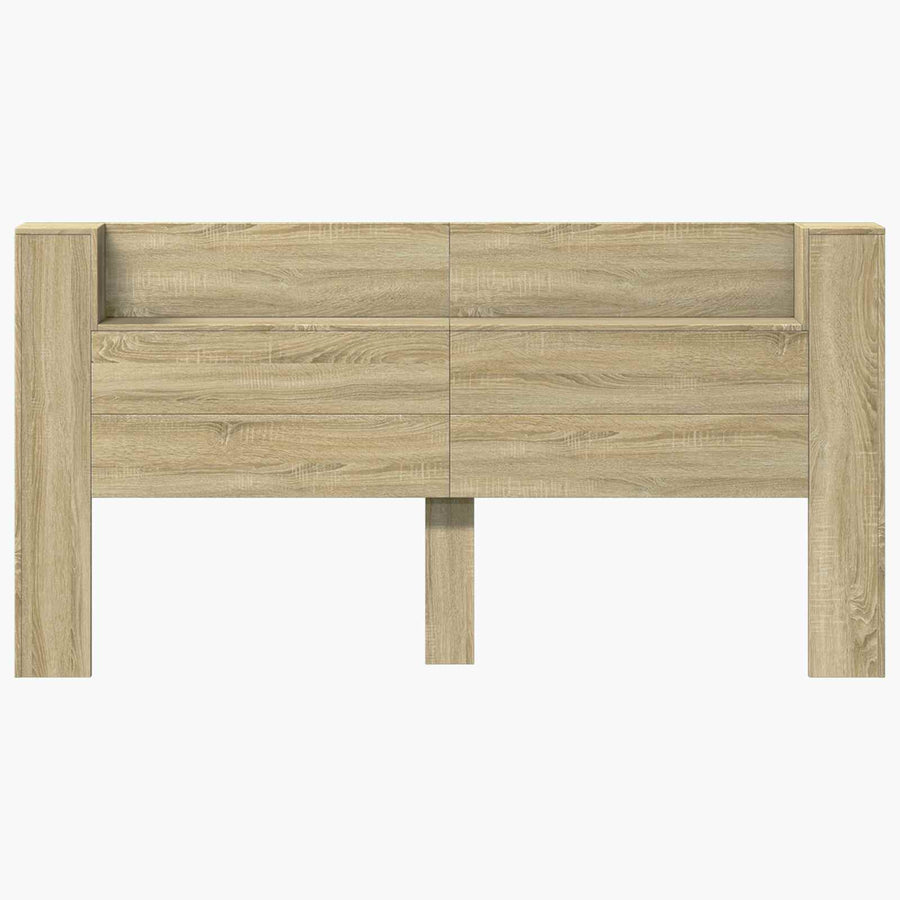 Hoofdbord Sonoma Eiken 200 x 16,5 x 103,5 cm Bewerkt hout
