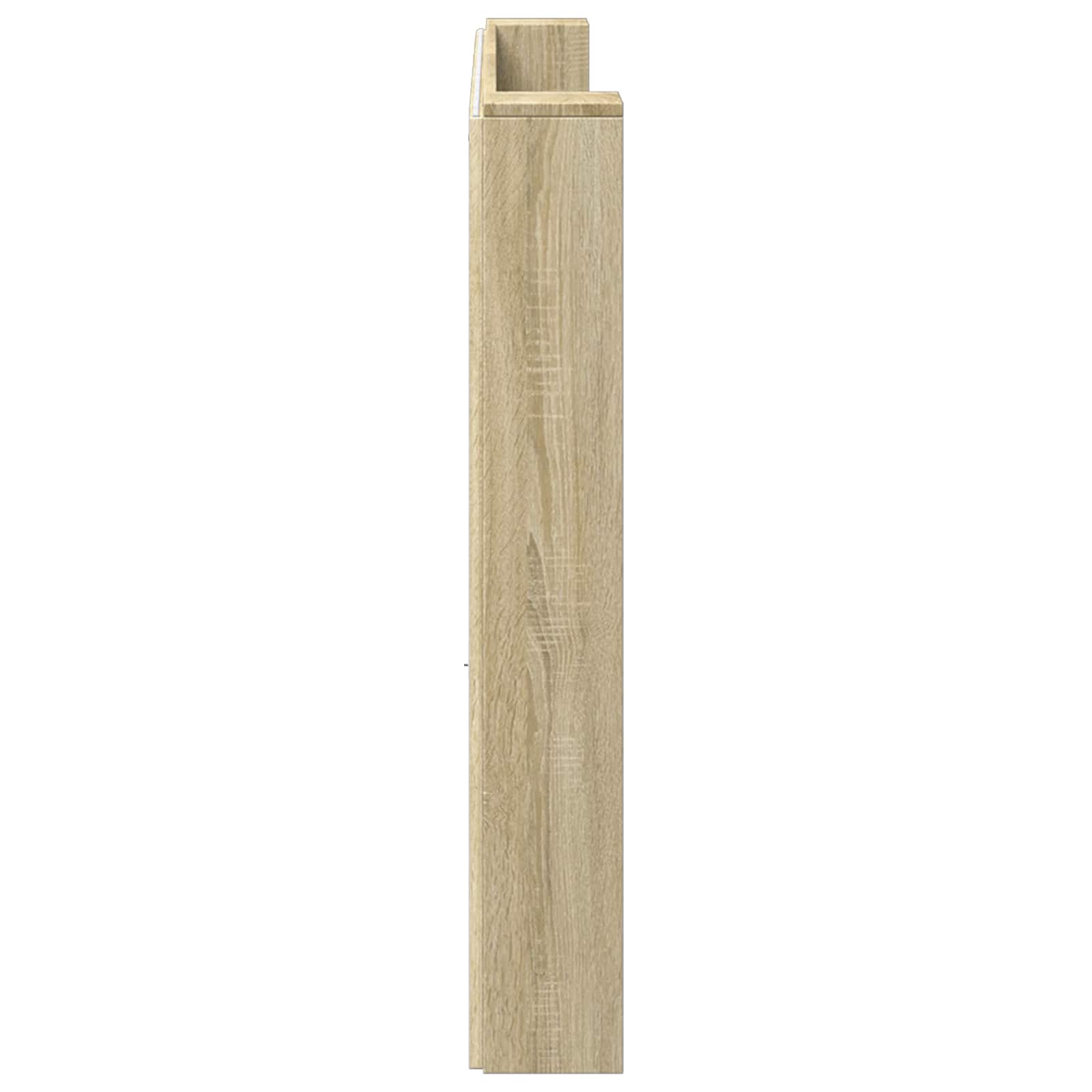 Hoofdbord Sonoma Eiken 200 x 16,5 x 103,5 cm Bewerkt hout