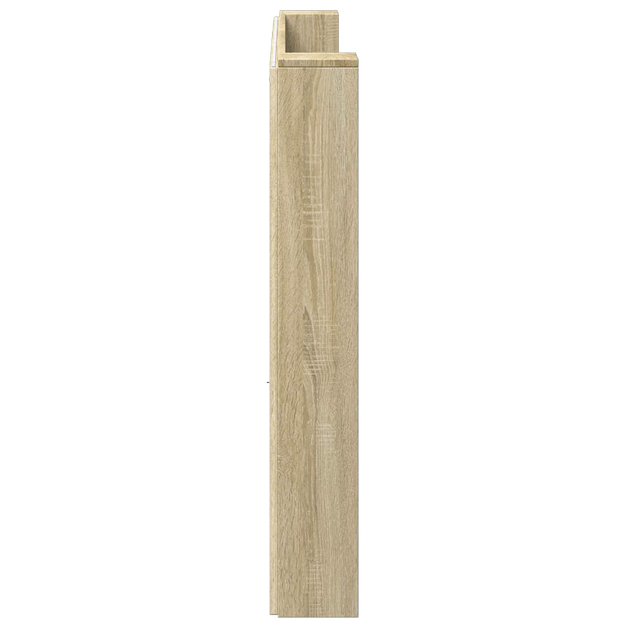 Hoofdbord Sonoma Eiken 200 x 16,5 x 103,5 cm Bewerkt hout