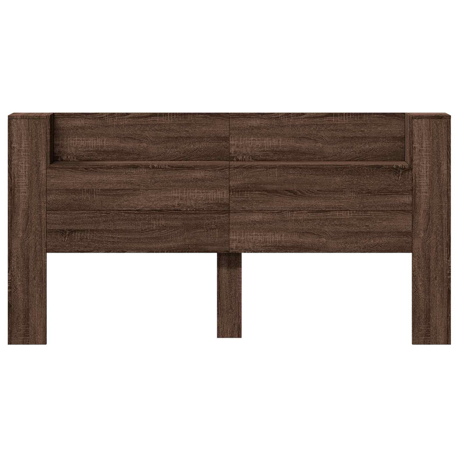 Hoofdbord Bruin Eiken 200 x 16,5 x 103,5 cm Bewerkt hout