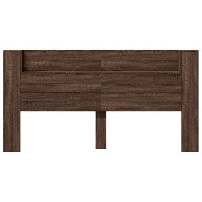 Hoofdbord Bruin Eiken 200 x 16,5 x 103,5 cm Bewerkt hout