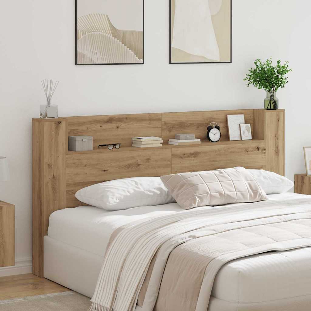 Hoofdeinde kas Artisan Eiken 120 x 15 x 103.5 cm Bewerkt hout