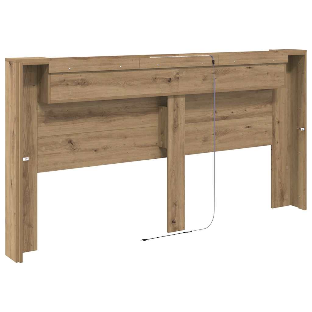 Hoofdeinde kas Artisan Eiken 120 x 15 x 103.5 cm Bewerkt hout