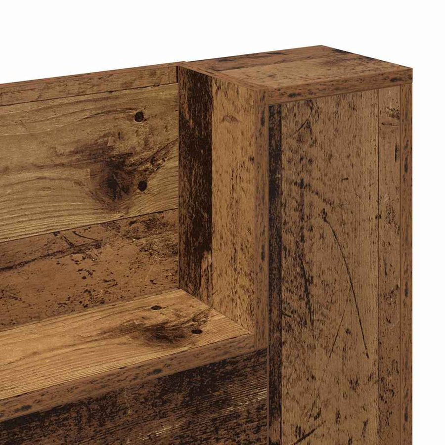Hoofdeinde kas Oud Hout 120 x 15 x 103.5 cm Bewerkt hout