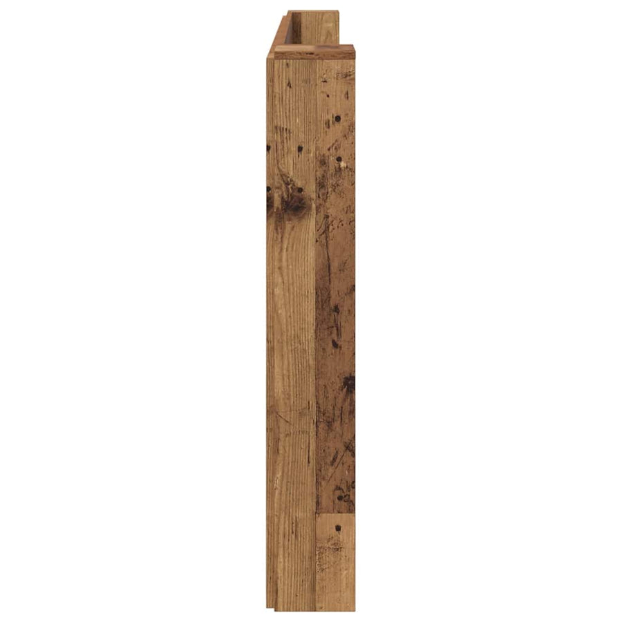Hoofdeinde kas Oud Hout 120 x 15 x 103.5 cm Bewerkt hout