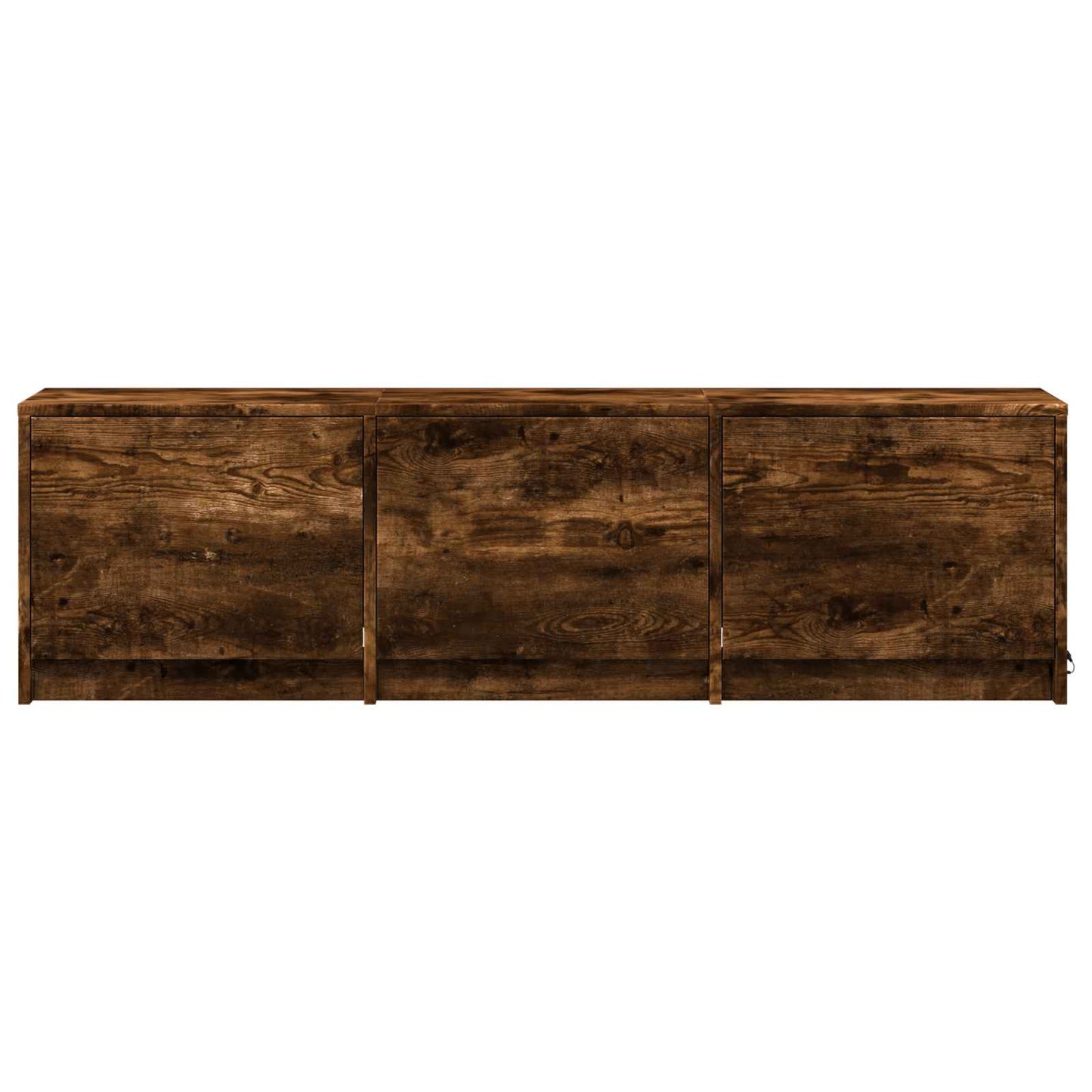 TV-kast met LED met LED met lade Gerookte Eik 140 x 34 x 40 cm
