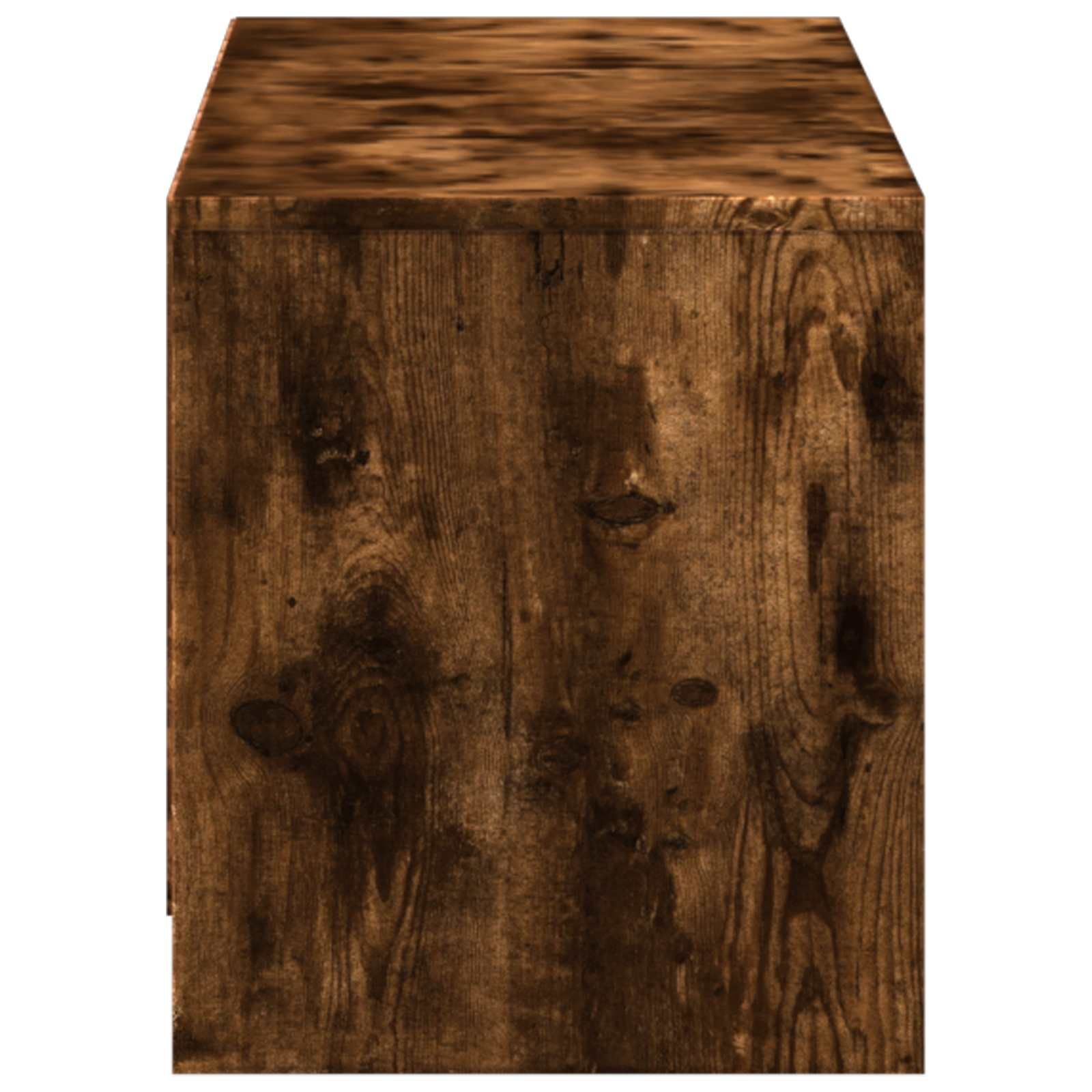 TV-kast met LED met LED met lade Gerookte Eik 140 x 34 x 40 cm