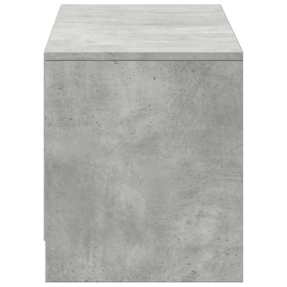 TV-kast met LED Beton Grijs 140 x 34 x 40 cm Geconstrueerd hout