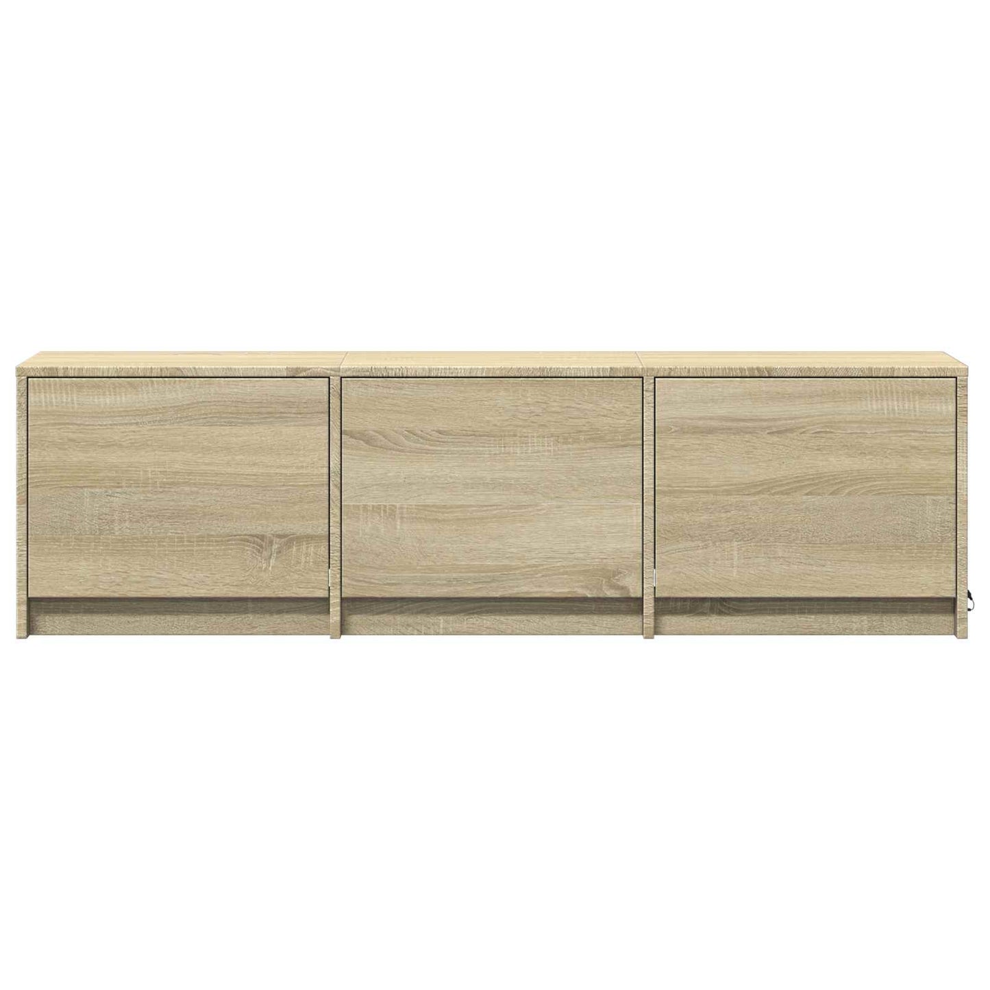 TV-kast met LED met LED met lade Sonoma Eiken 140 x 34 x 40 cm