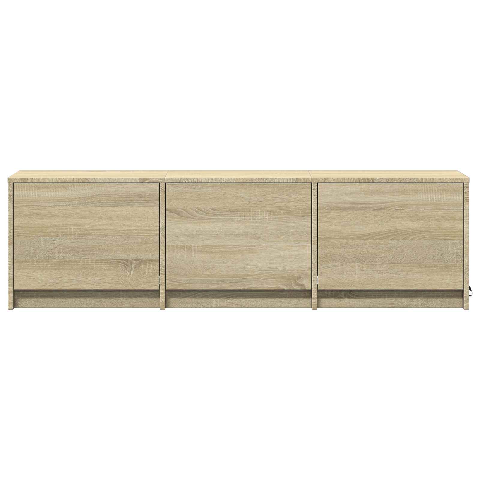 TV-kast met LED met LED met lade Sonoma Eiken 140 x 34 x 40 cm