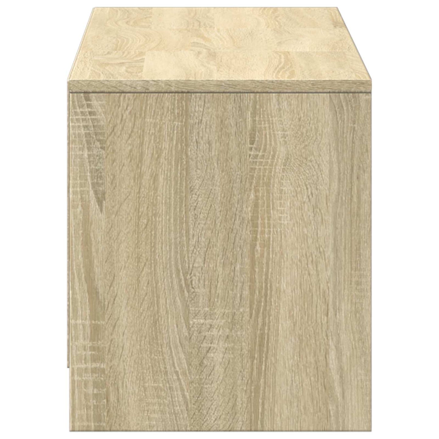 TV-kast met LED met LED met lade Sonoma Eiken 140 x 34 x 40 cm