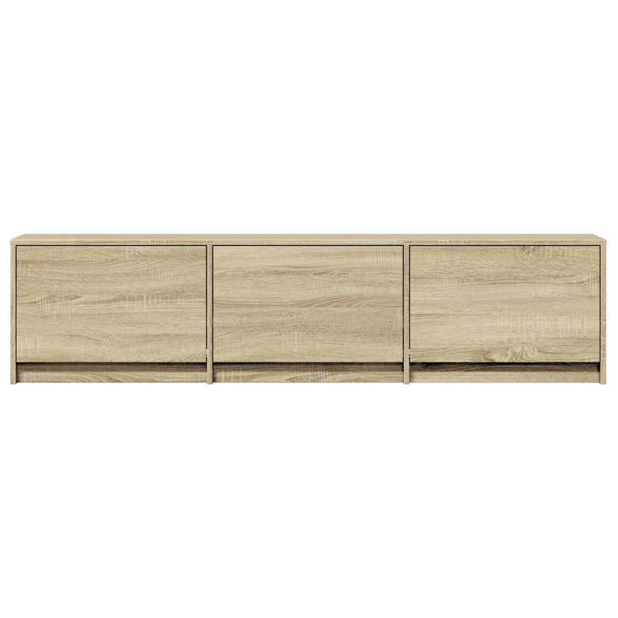 TV-kast met LED met LED met lade Sonoma Eiken 165 x 34 x 40 cm
