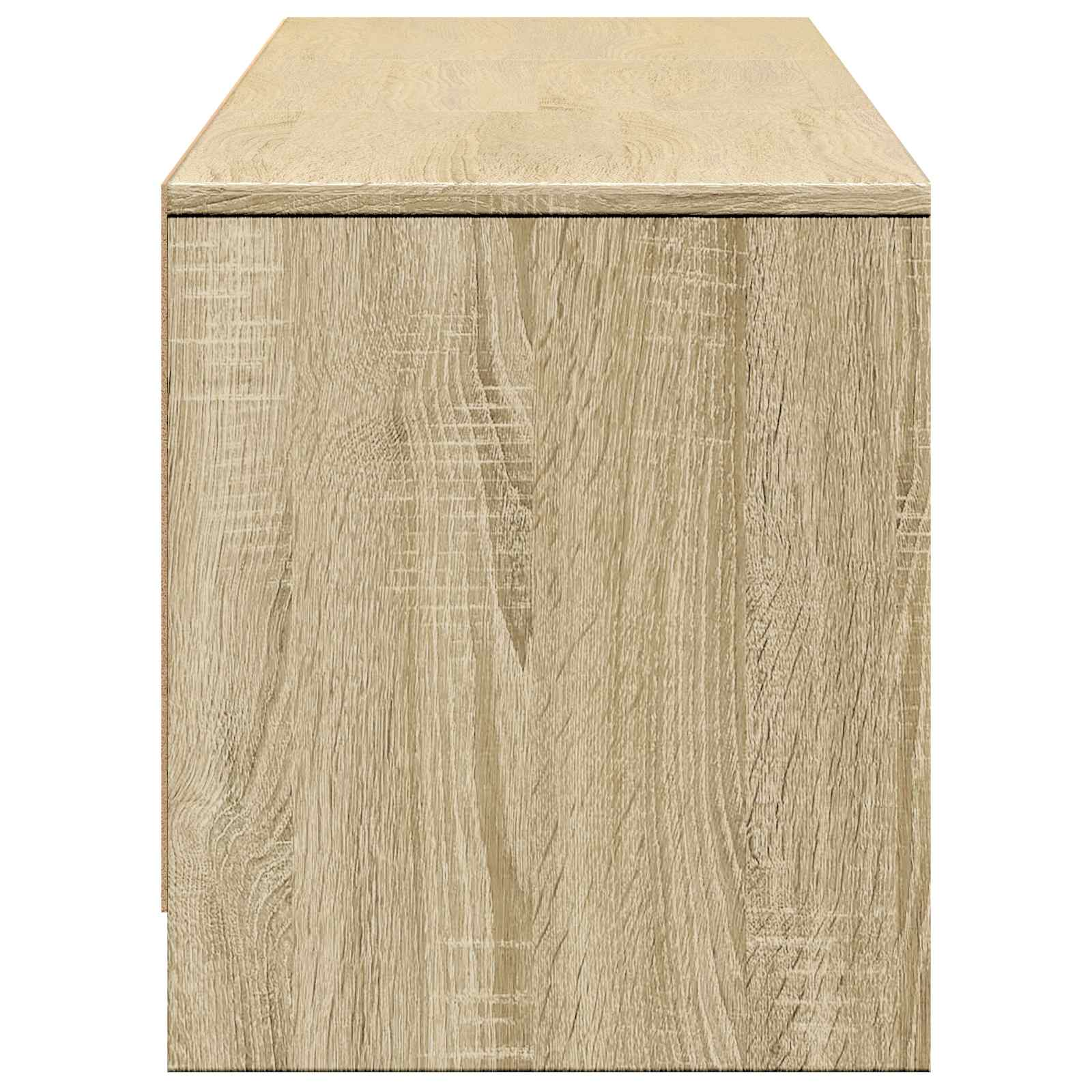 TV-kast met LED met LED met lade Sonoma Eiken 165 x 34 x 40 cm
