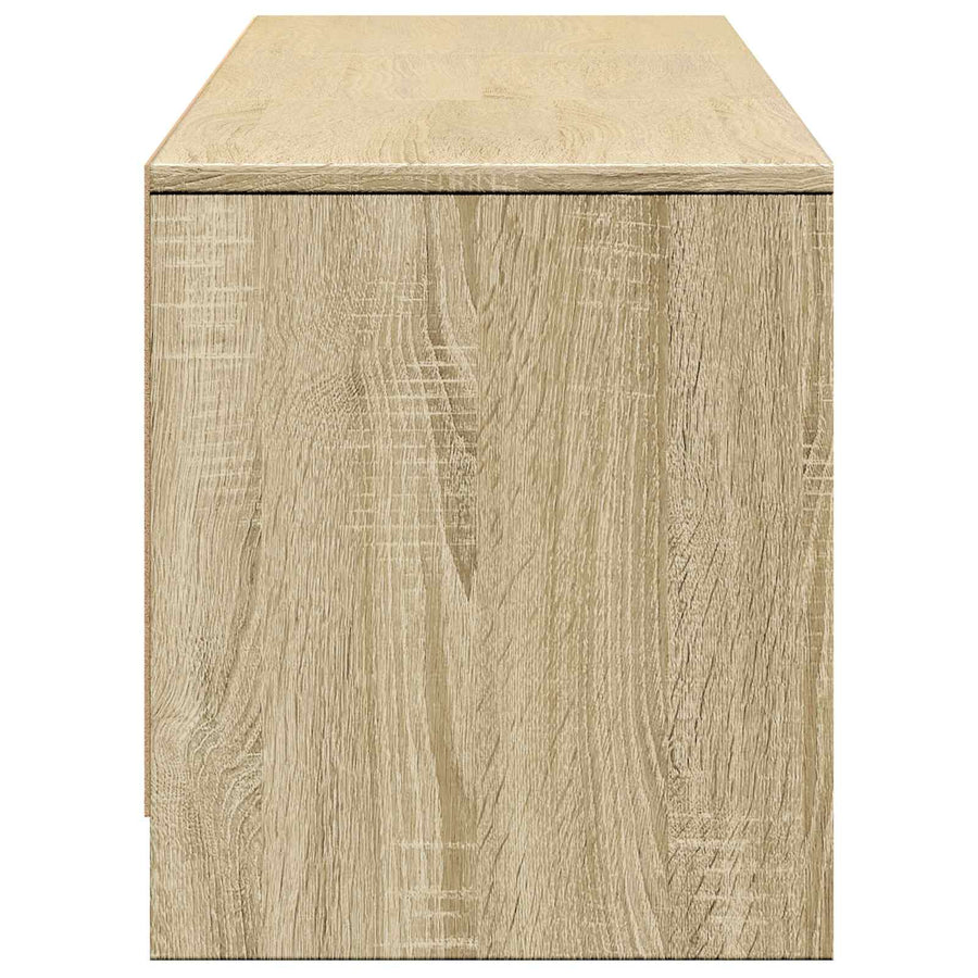 TV-kast met LED met LED met lade Sonoma Eiken 165 x 34 x 40 cm