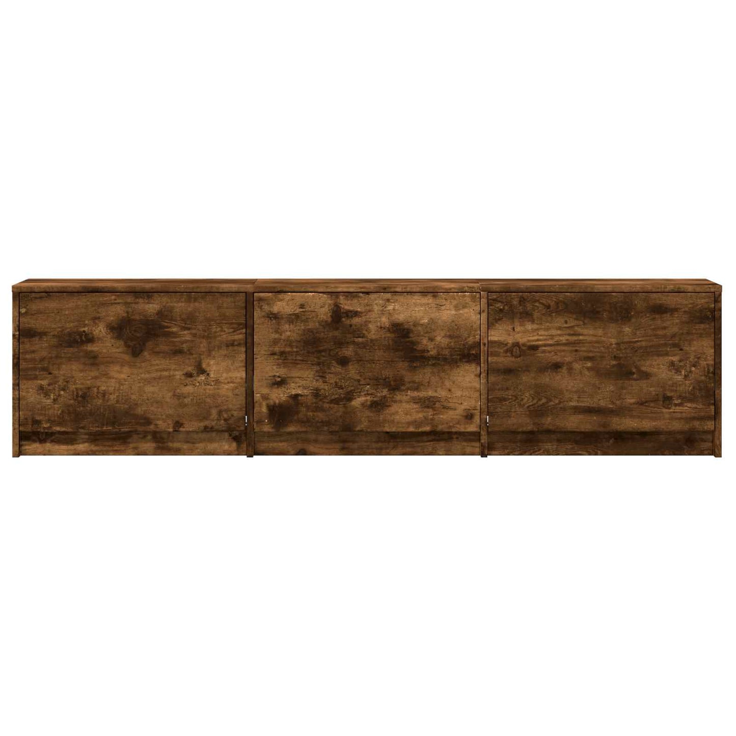 TV-kast met LED met LED met lade Gerookte Eik 165 x 34 x 40 cm