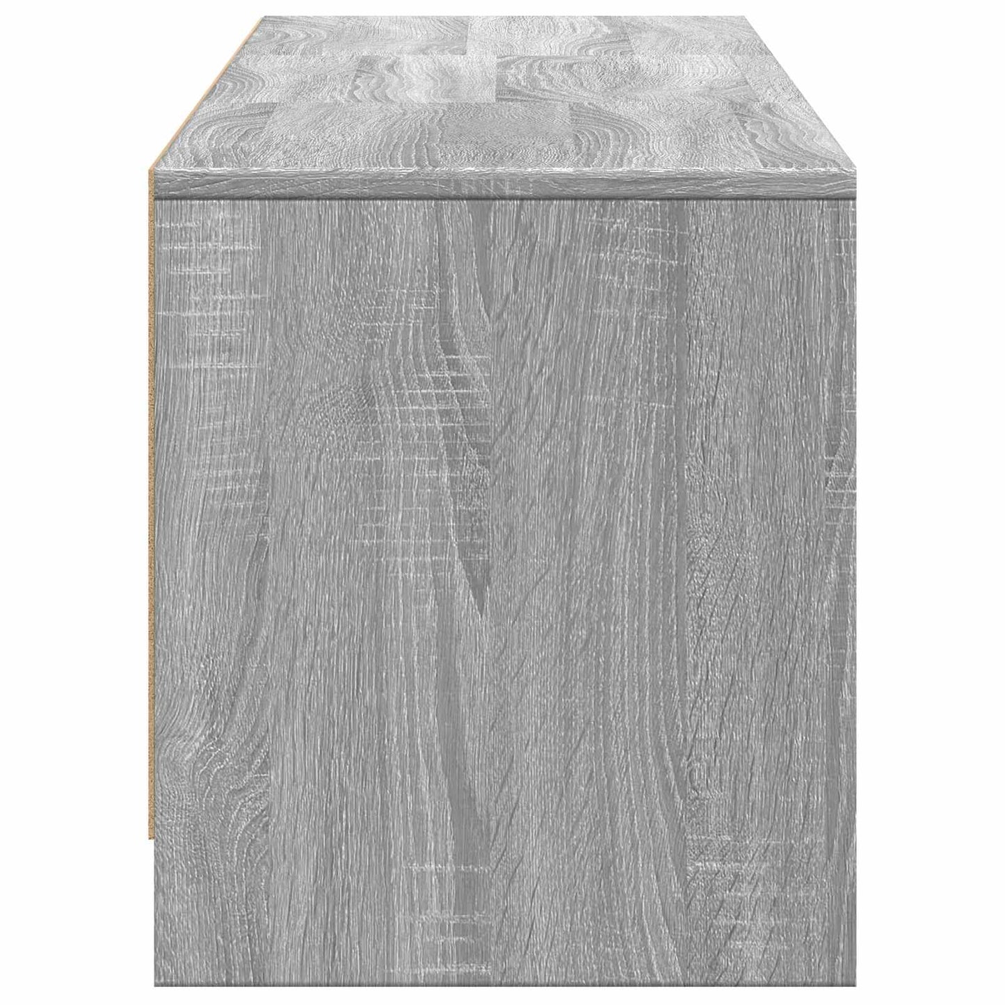 TV-kast met LED met LED met lade Grijze Sonoma 165 x 34 x 40 cm