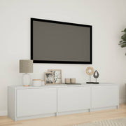 TV-kast 165x34x40 cm wit geconstrueerd hout