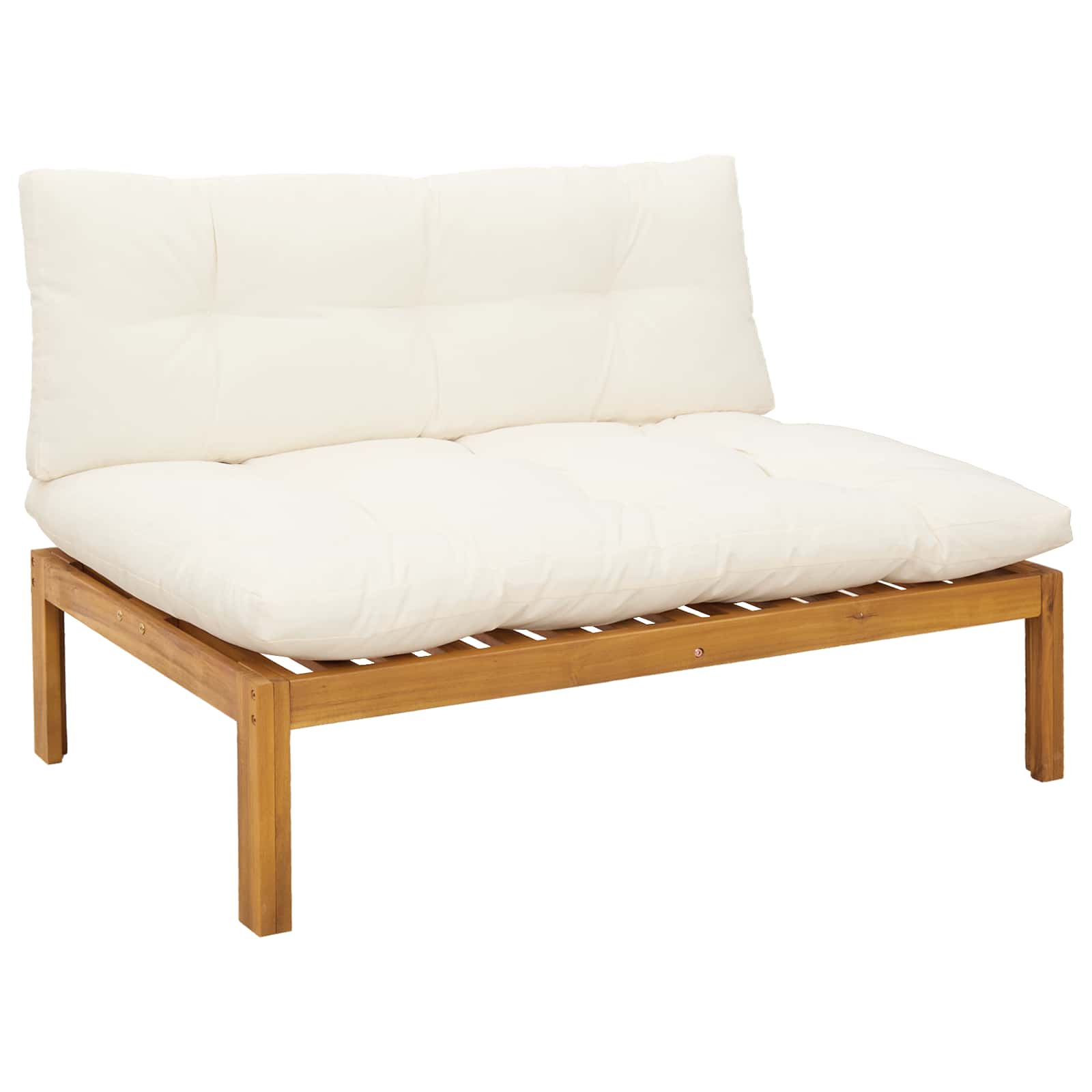 4 Stuk Garden Pallet Sofa Units Massief Acaciahout Naturel
