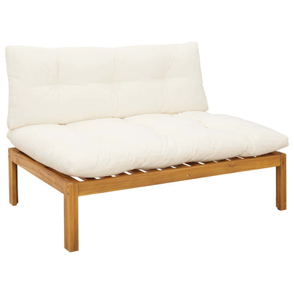 4 Stuk Garden Pallet Sofa Units Massief Acaciahout Naturel