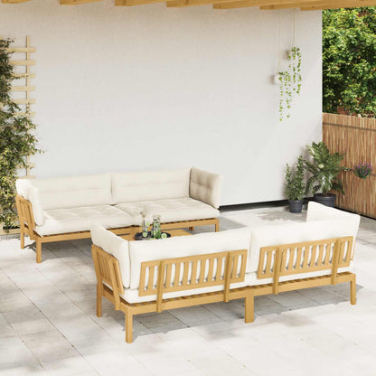 5 Stuk Garden Pallet Sofa Units Massief Acaciahout Licht Bruin