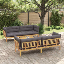 5 Stuk Garden Pallet Sofa Units Massief Acaciahout Licht Bruin