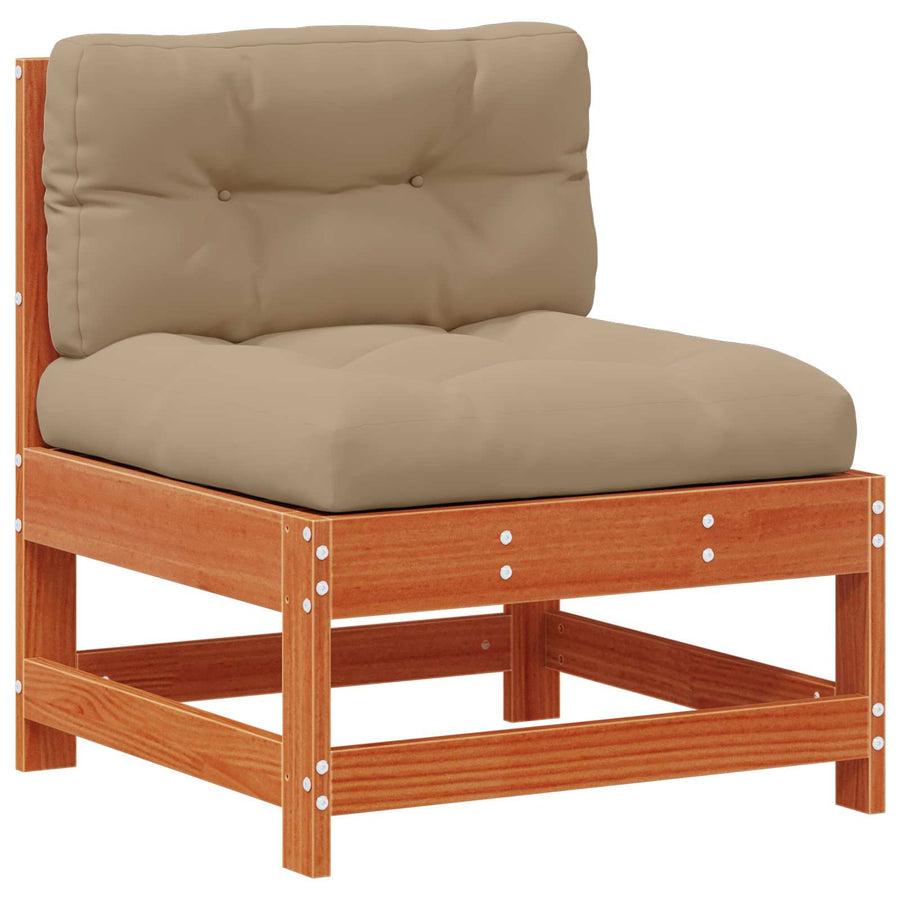 Tuin loungeset 7 pcs Waskleur Bruin Massief grenenhout