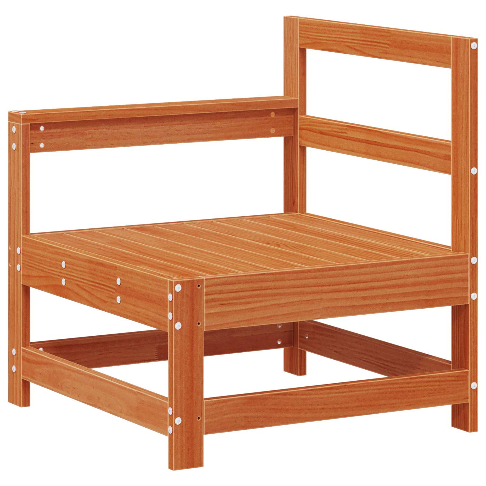 Tuin loungeset 8 pcs Wasbruin Massief grenenhout