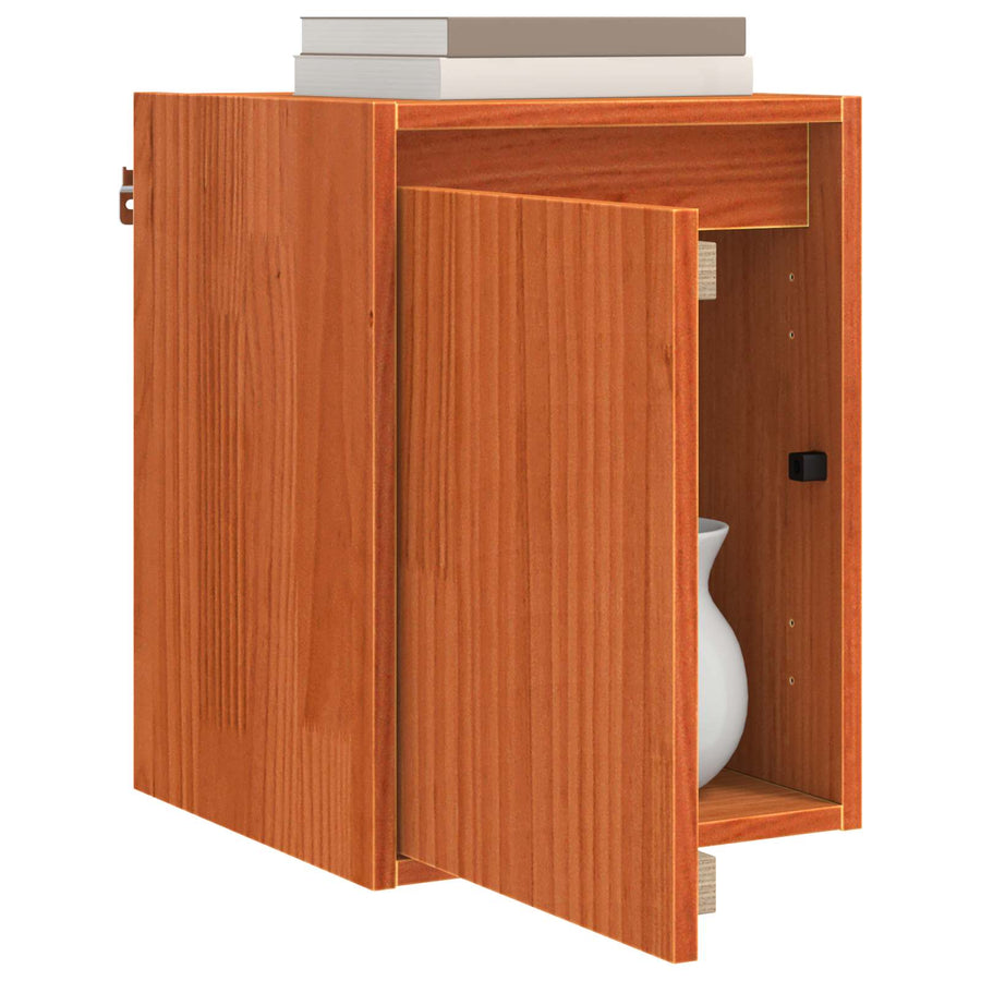 Wandkast 2 pcs Wasbruin 30 x 30 x 40 cm Massief grenenhout