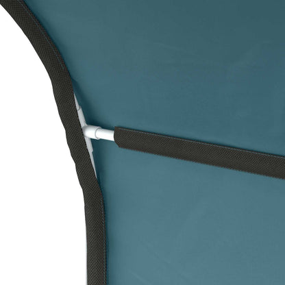 Bedtunnel 2 pcs Lichtblauw 211 x 52,5 x 2 cm Polyester