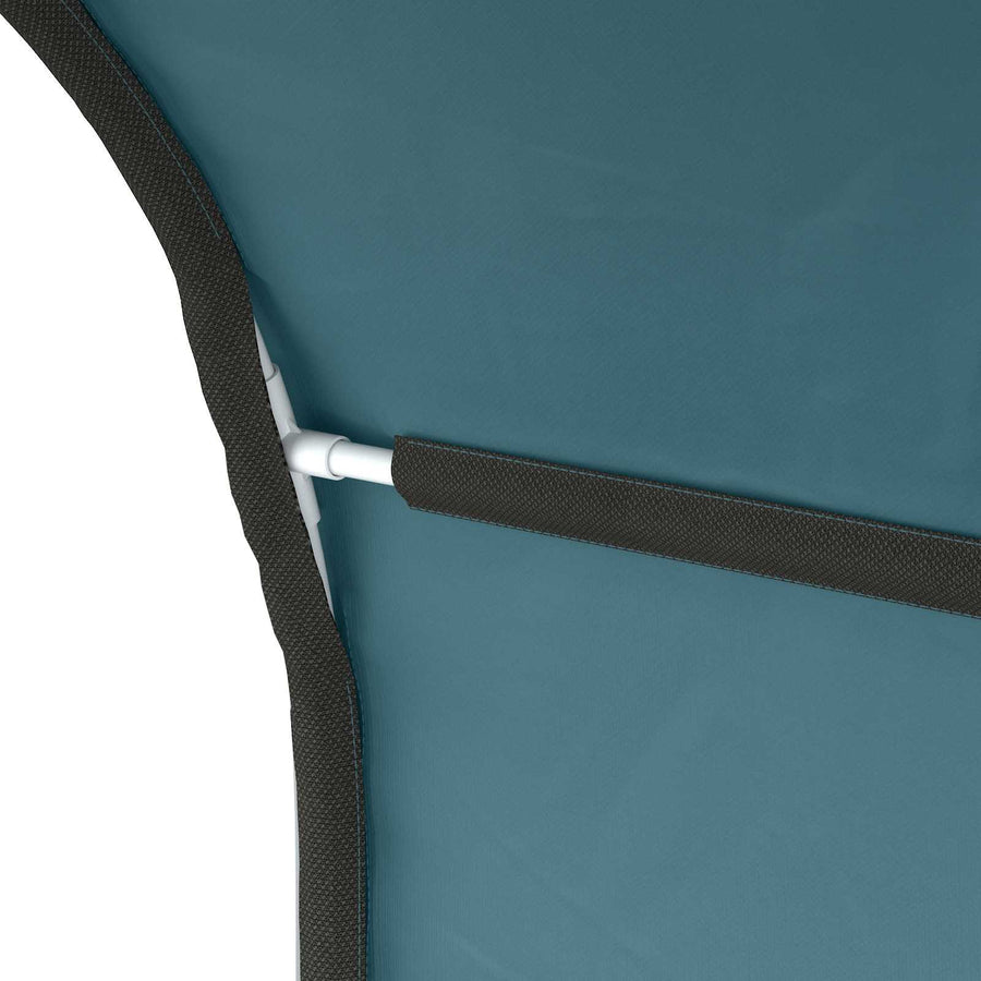 Bedtunnel 2 pcs Lichtblauw 211 x 52,5 x 2 cm Polyester