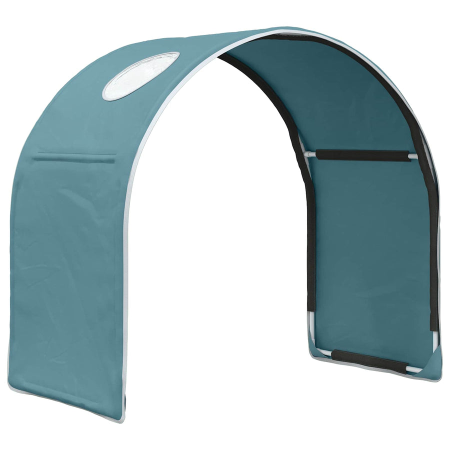 Bedtunnel 2 pcs Lichtblauw 211 x 52,5 x 2 cm Polyester