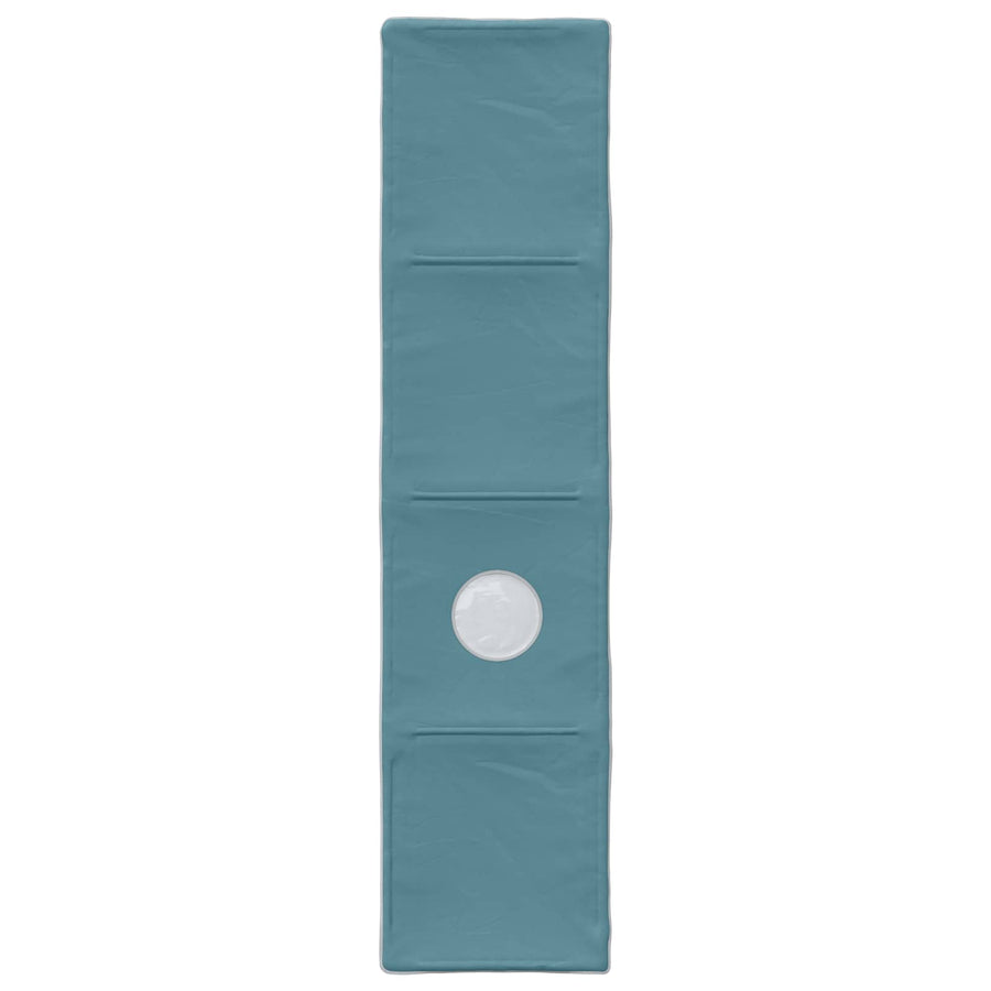 Bedtunnel 2 pcs Lichtblauw 211 x 52,5 x 2 cm Polyester