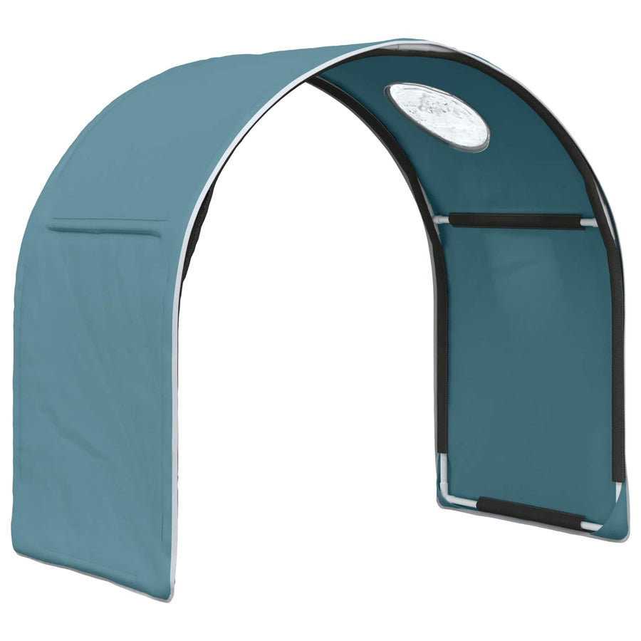 Bedtunnel 2 pcs Lichtblauw 211 x 52,5 x 2 cm Polyester