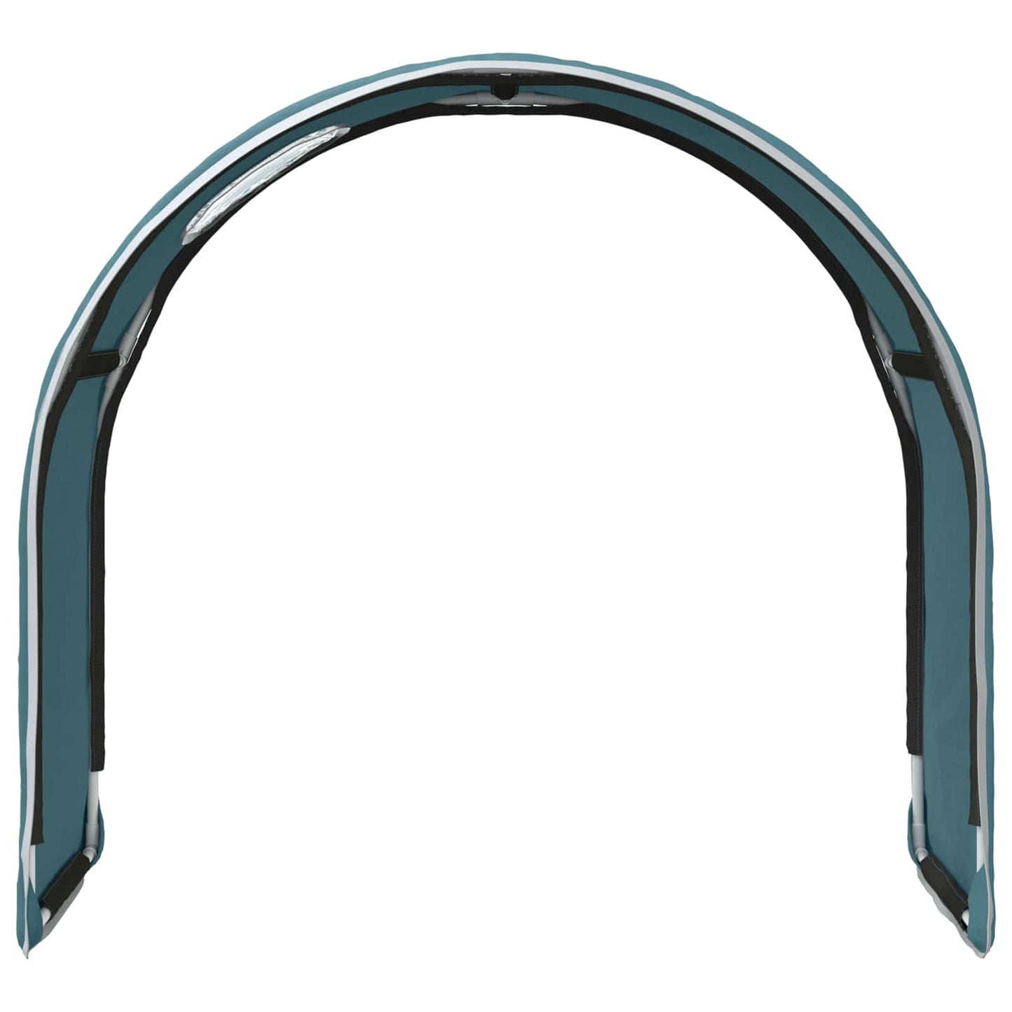 Bedtunnel 2 pcs Lichtblauw 211 x 52,5 x 2 cm Polyester