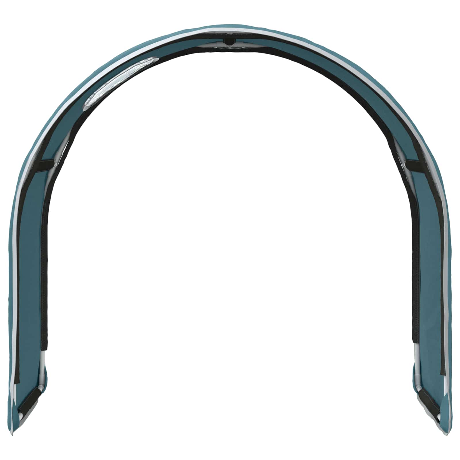 Bedtunnel 2 pcs Lichtblauw 211 x 52,5 x 2 cm Polyester