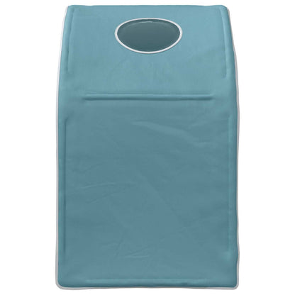 Bedtunnel 2 pcs Lichtblauw 211 x 52,5 x 2 cm Polyester
