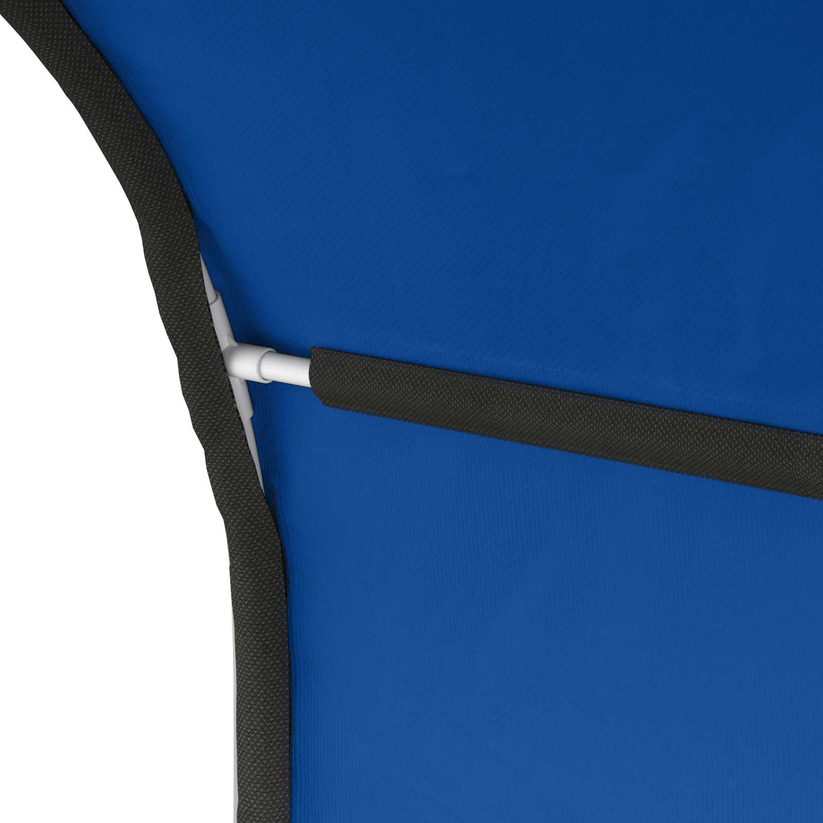 Bedtunnel 2 pcs Blauw 211 x 52,5 x 2 cm Polyester