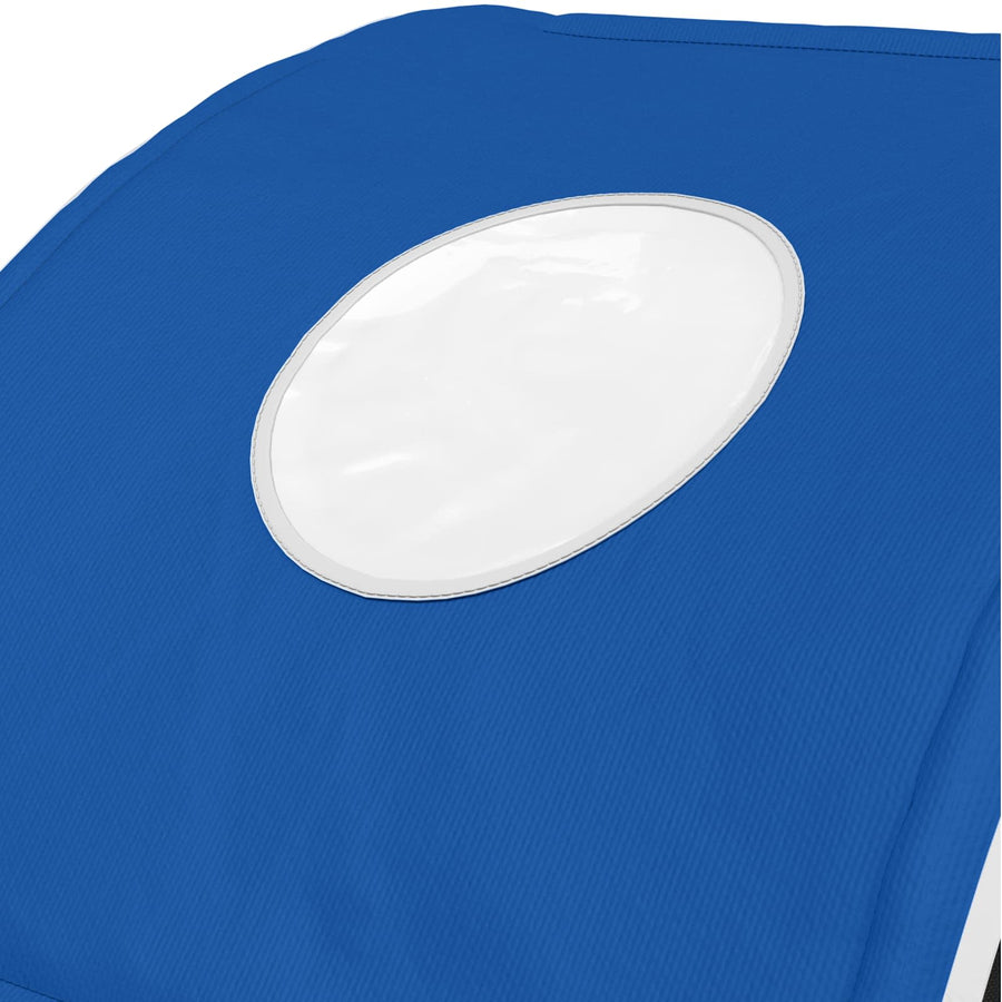 Bedtunnel 2 pcs Blauw 211 x 52,5 x 2 cm Polyester