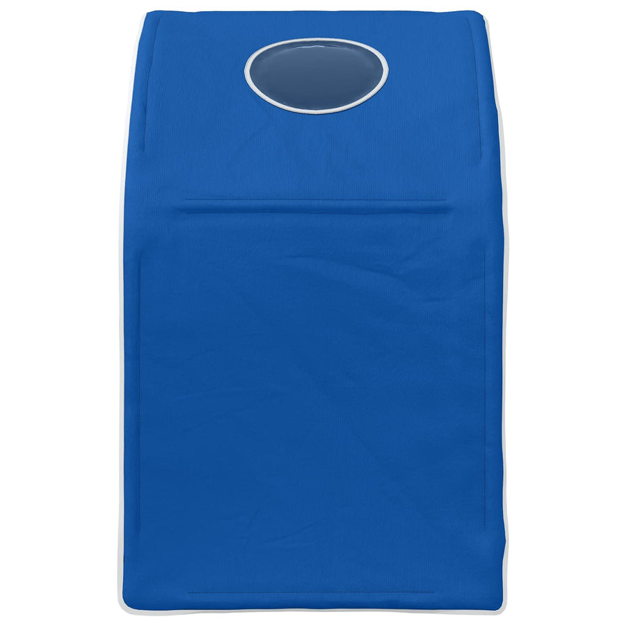 Bedtunnel 2 pcs Blauw 211 x 52,5 x 2 cm Polyester