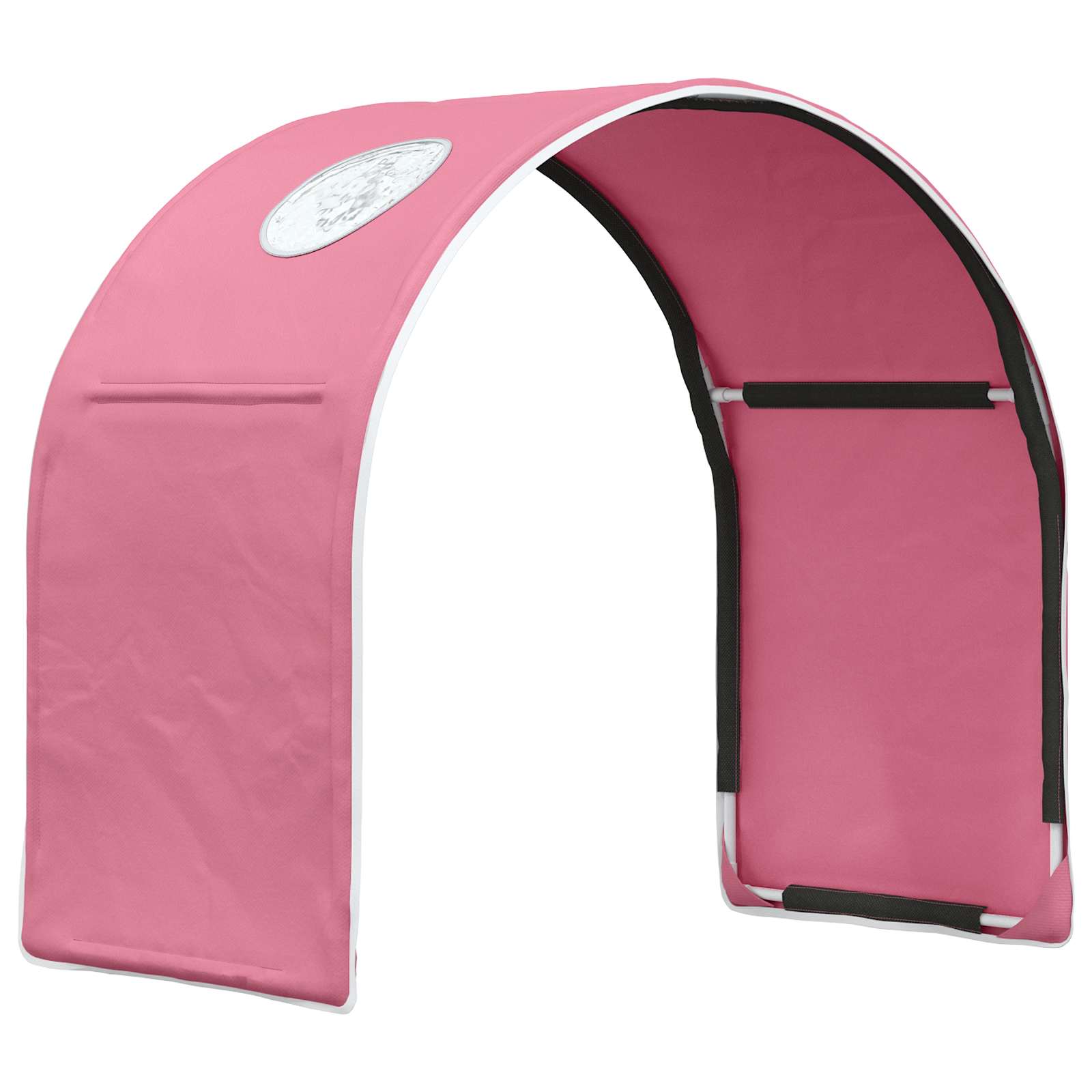 Bedtunnel 2 pcs Roze 211 x 52,5 x 2 cm Polyester