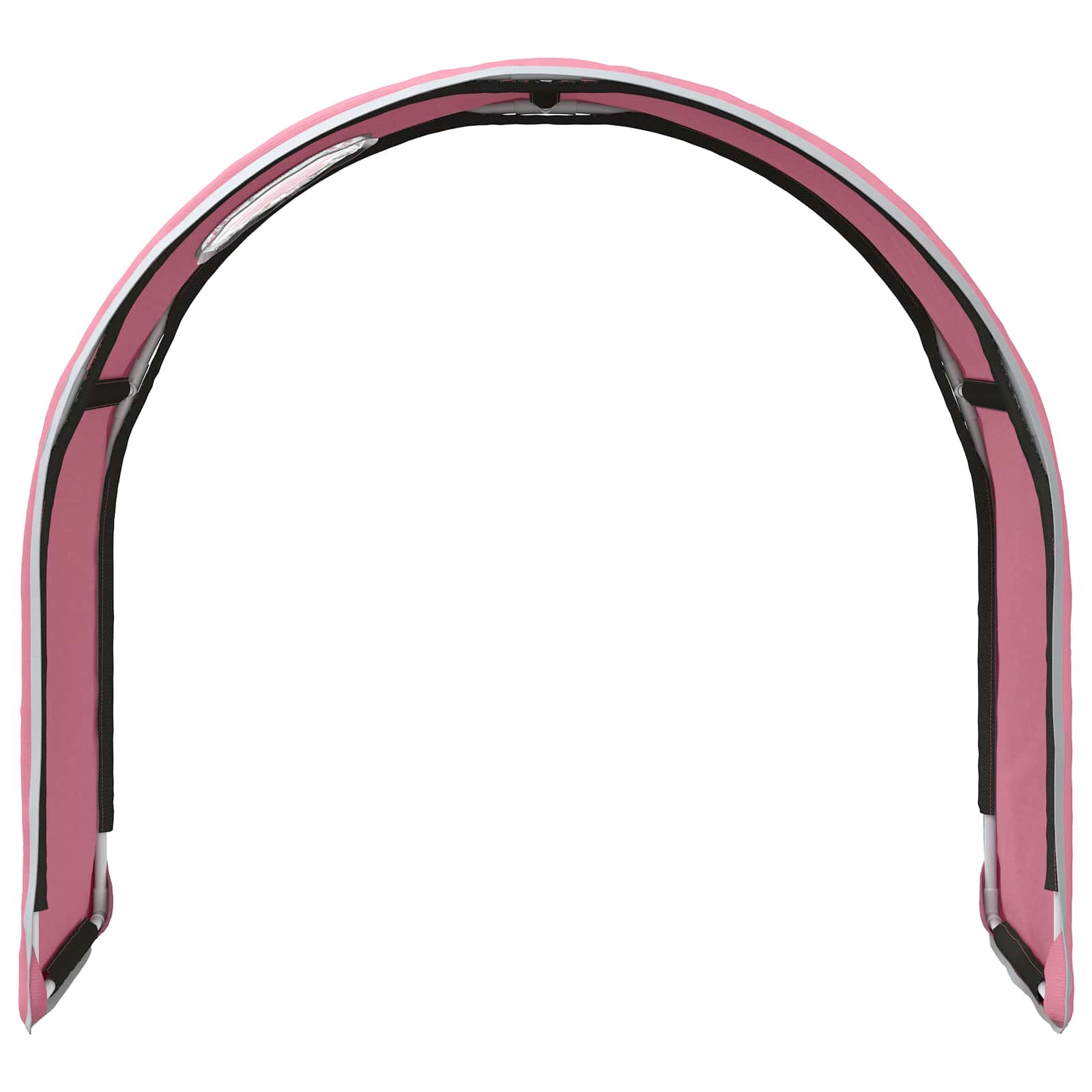 Bedtunnel 2 pcs Roze 211 x 52,5 x 2 cm Polyester