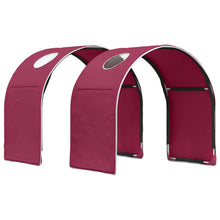 Bedtunnel 2 pcs Rood 211 x 52,5 x 2 cm Polyester