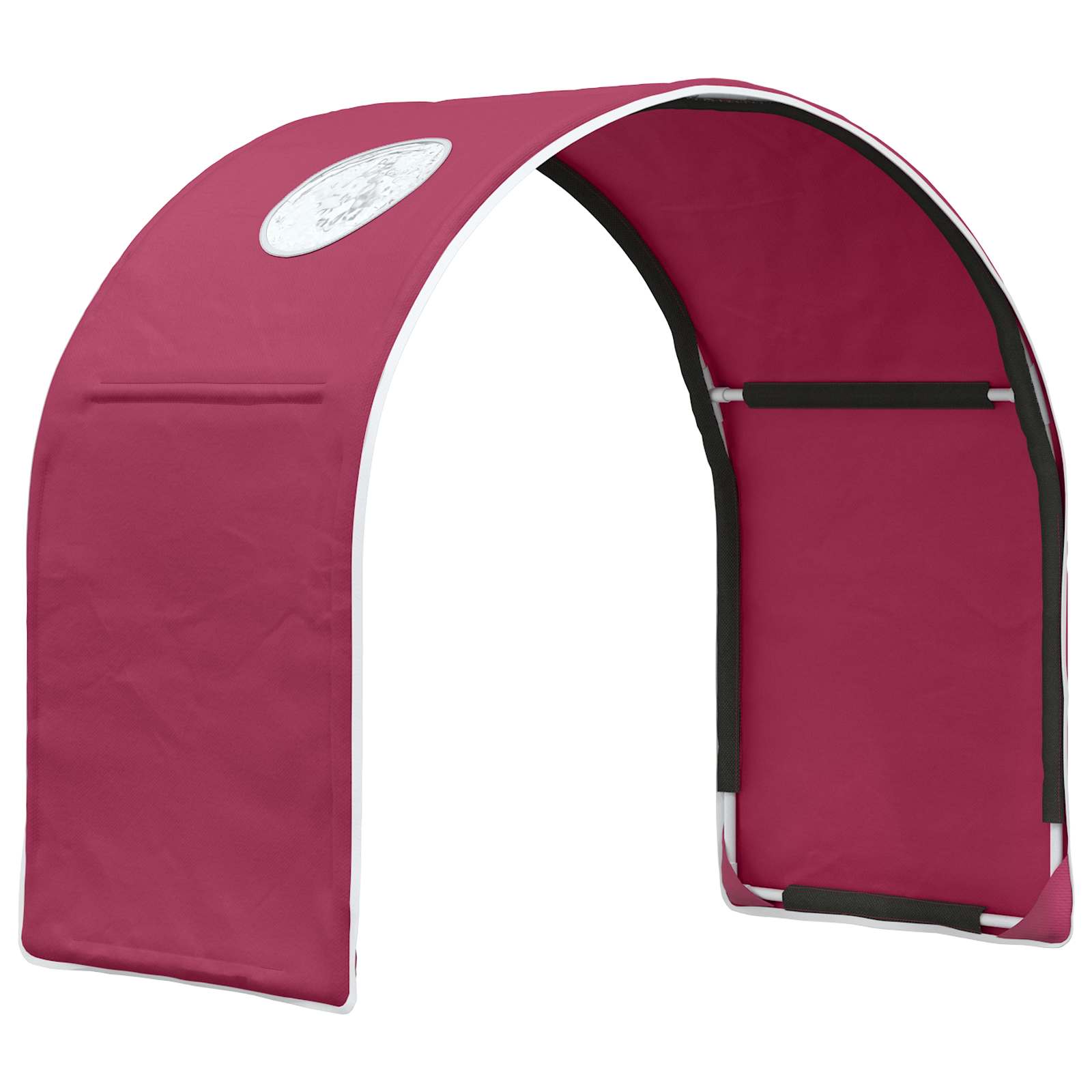 Bedtunnel 2 pcs Rood 211 x 52,5 x 2 cm Polyester