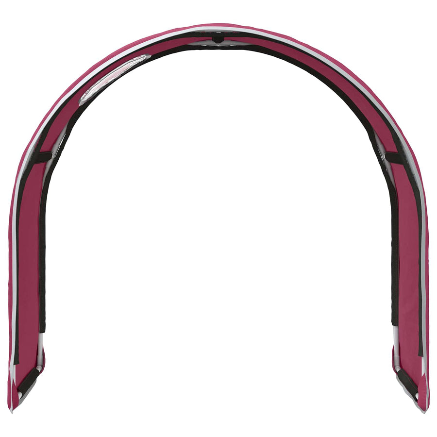 Bedtunnel 2 pcs Rood 211 x 52,5 x 2 cm Polyester