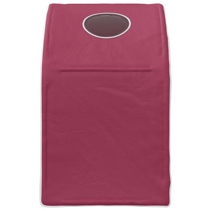 Bedtunnel 2 pcs Rood 211 x 52,5 x 2 cm Polyester