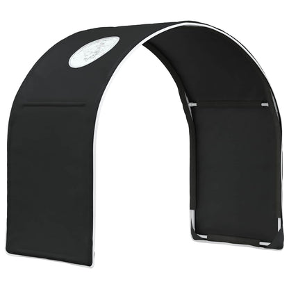 Bedtunnel 2 pcs Zwart 211 x 52,5 x 2 cm Polyester
