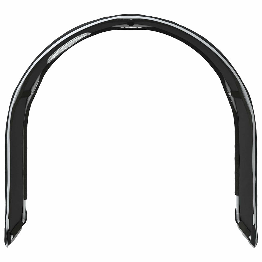 Bedtunnel 2 pcs Zwart 211 x 52,5 x 2 cm Polyester