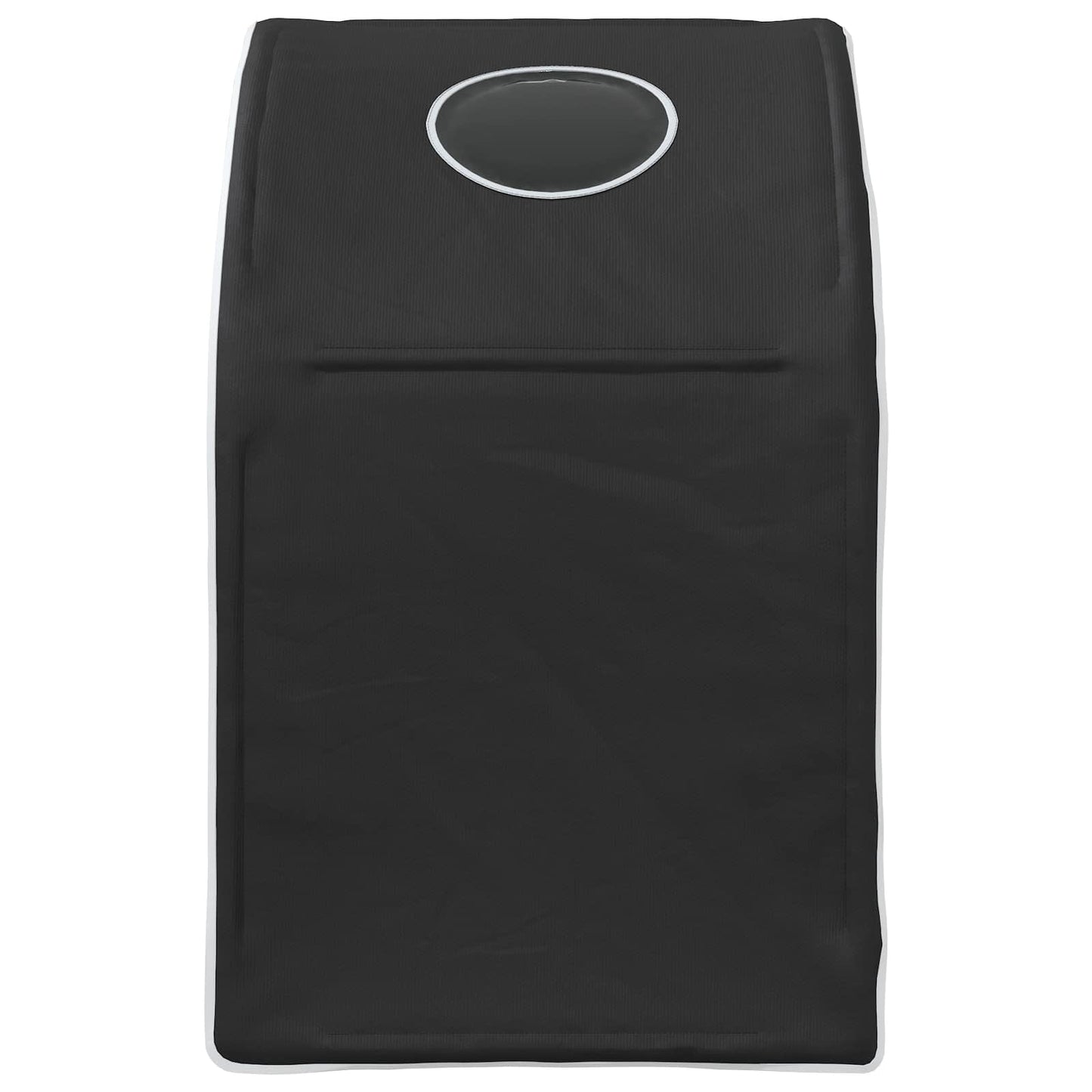 Bedtunnel 2 pcs Zwart 211 x 52,5 x 2 cm Polyester
