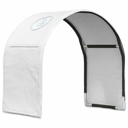 Bedtunnel 2 pcs Wit 211 x 52,5 x 2 cm Polyester