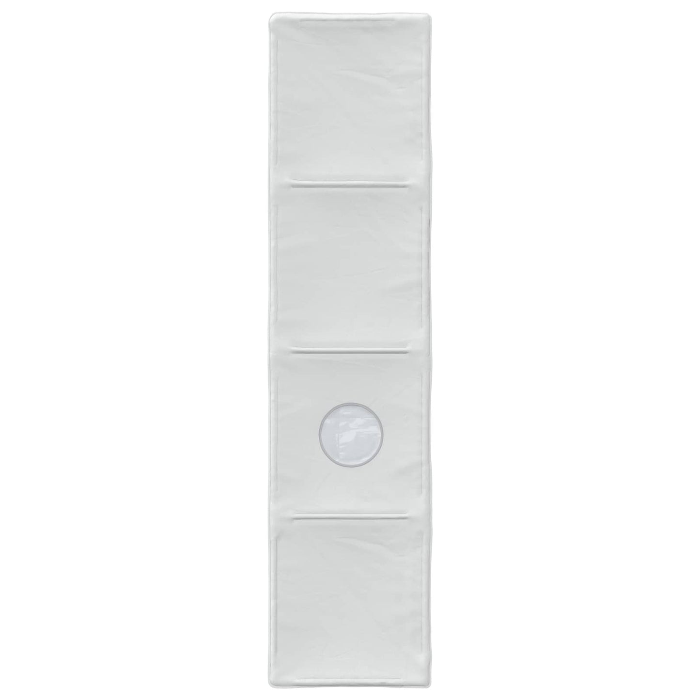 Bedtunnel 2 pcs Wit 211 x 52,5 x 2 cm Polyester